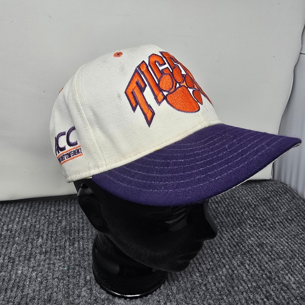 Vintage‎ Clemson Tigers Hat Cap Fitted 7 1/8 Pro Line Pro Model ACC USA
